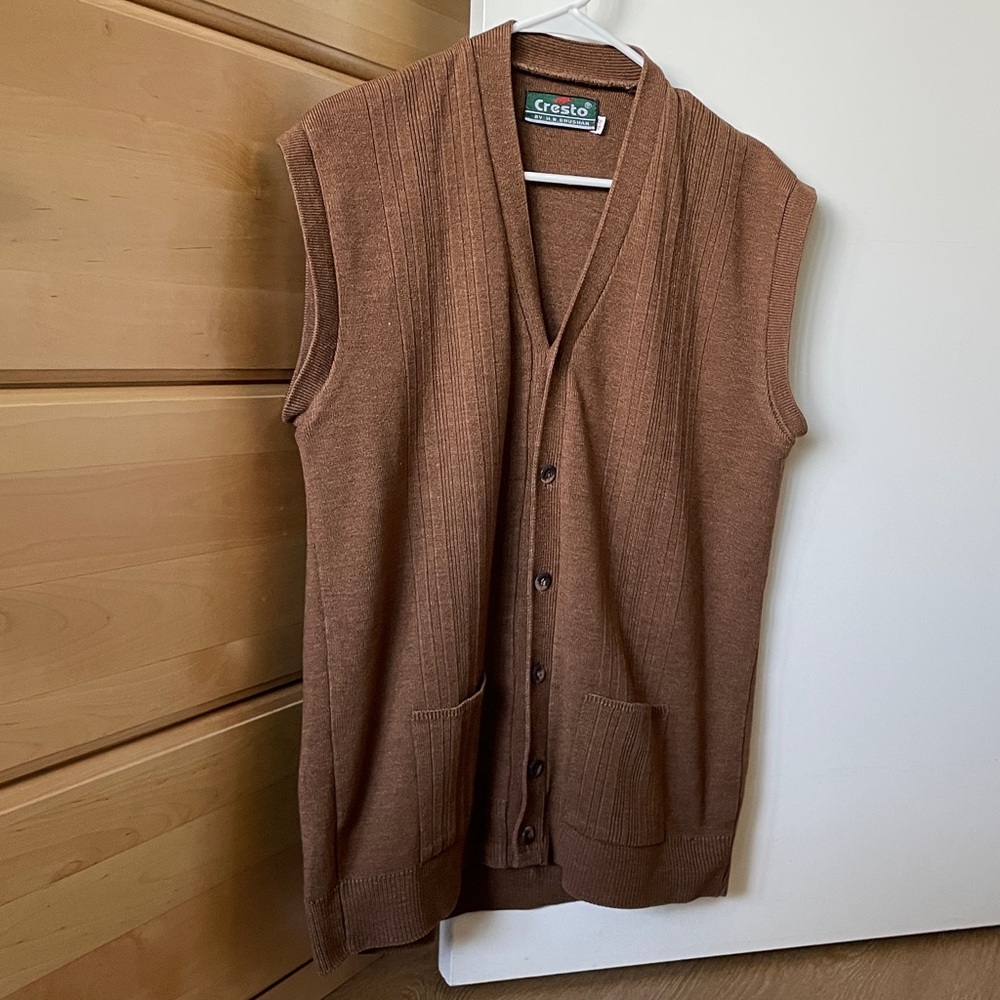 💫Vintage Button Down Sweater Vest